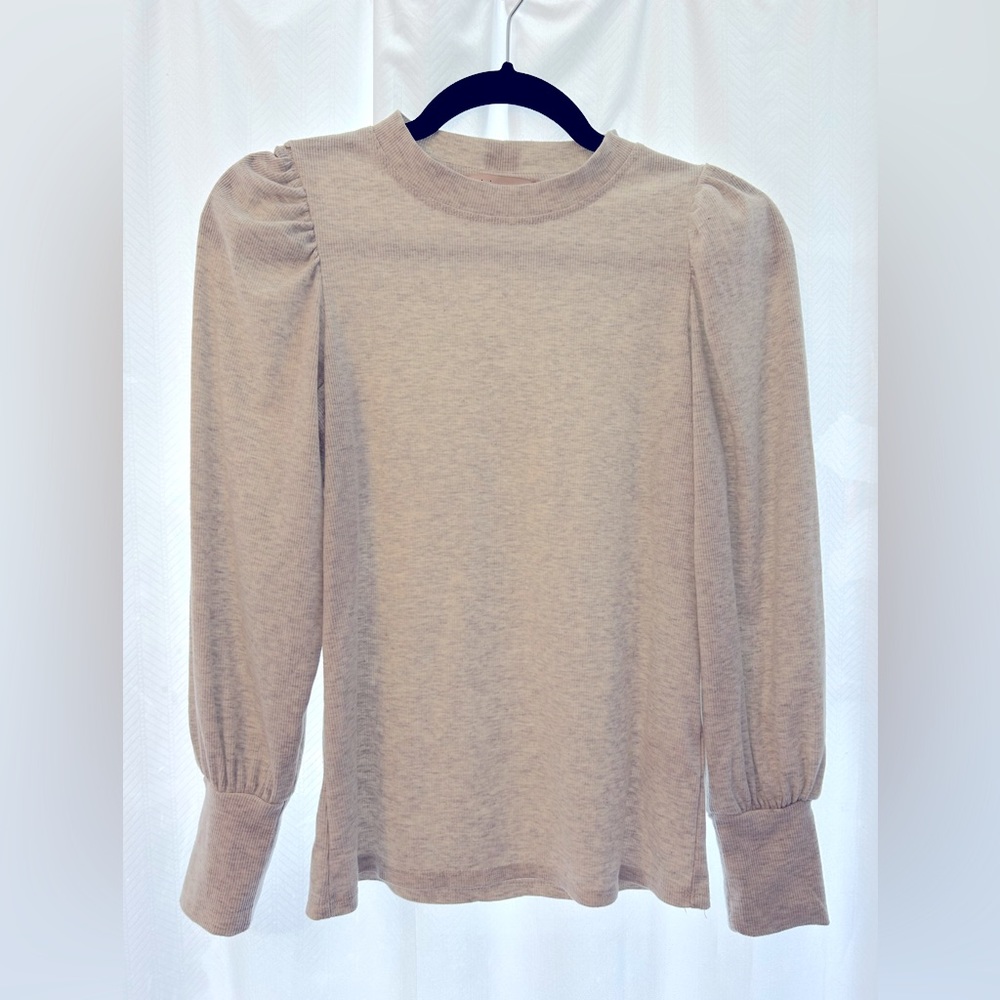 Philosophy long sleeve with ruffles shoulders cotton shirt size XS